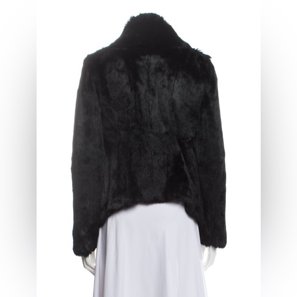Veda $1850 Rhapsody Black Rabbit Fur Jacket - Picture 5 of 9